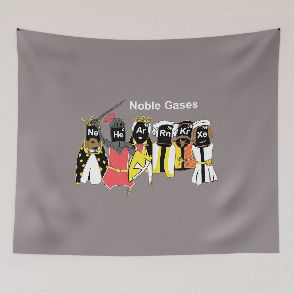 Item preview, Noble Gases Chemistry Knights and Kings T-Shirt-26 designed and sold by MirandaRosado.