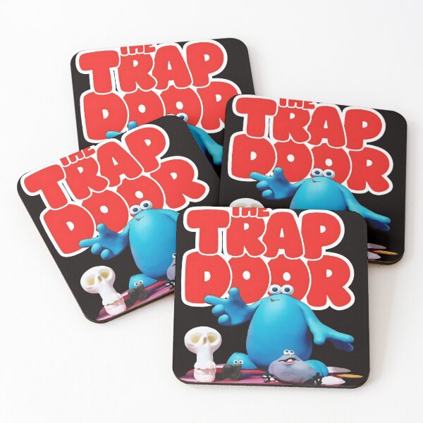 Item preview, The Trap Door Red Logo & Characters Art designed and sold by TudyEvansio.