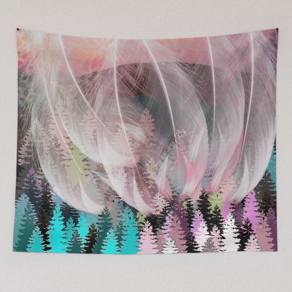 Item preview, Feathered Pine Forest designed and sold by Fluid Artzworx.