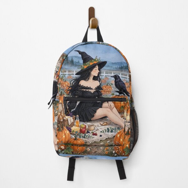 Item preview, The Elegant Witch Enjoying a Picnic in the Enchanted Forest. designed and sold by DibujandoPorfa.