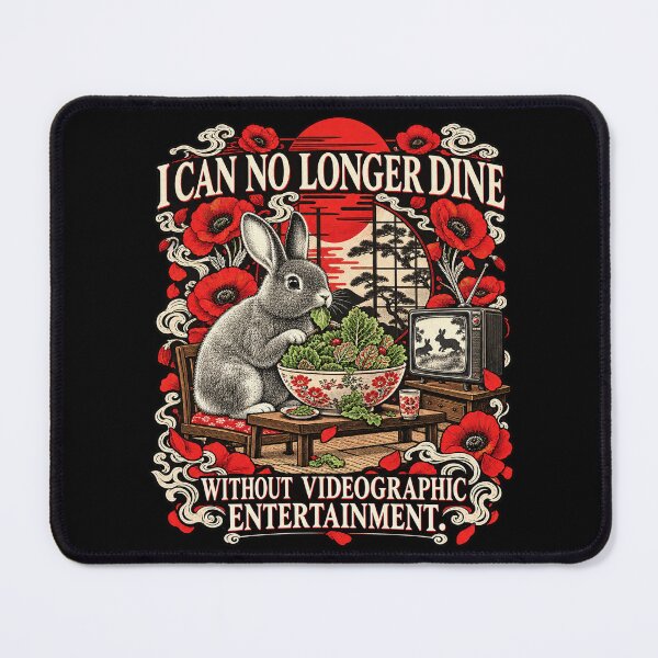 Item preview, Rabbit Dinner Is Better with TV designed and sold by Art For You Studio.
