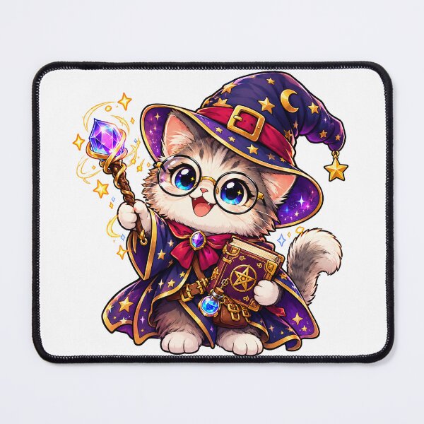 Item preview, Wizard Cat designed and sold by QuiteOrbit.