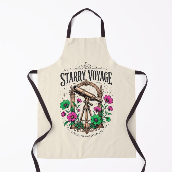 Item preview, Starry Voyage Vintage Telescope Astronomy Poster designed and sold by Nadiename.