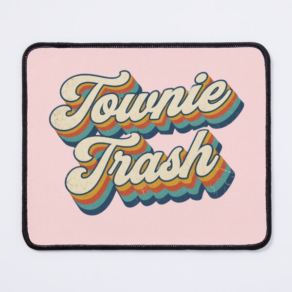 Item preview, Townie Trash Retro 70s Vintage Concert Typography Pride Graphic designed and sold by RahniNM.