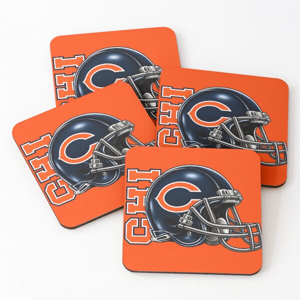 Item preview, Chicago Bears NFL Football Helmet Logo Drawing Design designed and sold by Graphix Nation.