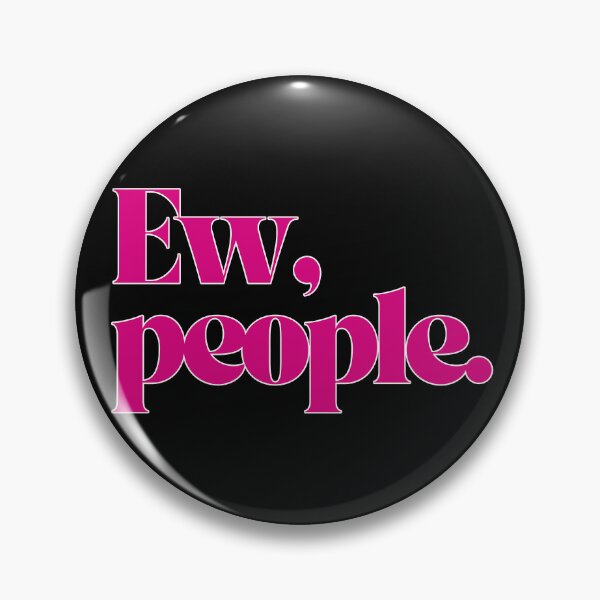Item preview, Ew, People – Hot Pink Retro Typography designed and sold by Visual Studio 888.