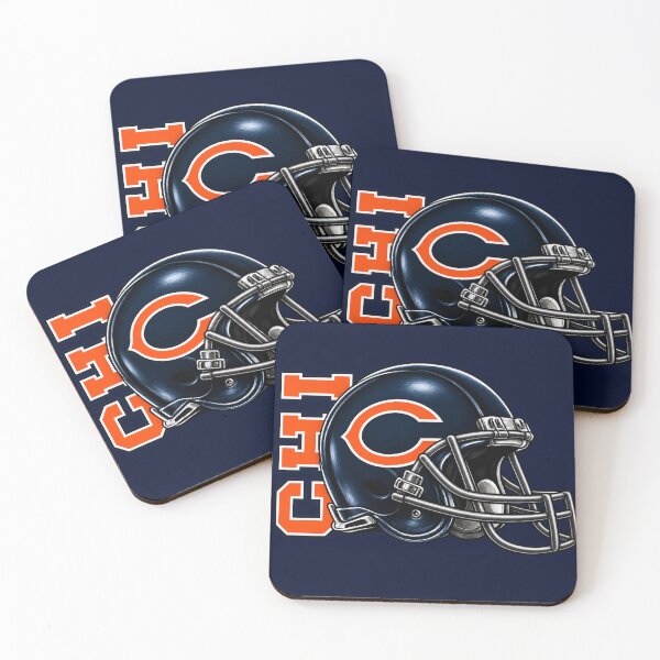 Item preview, Chicago Bears NFL Football Helmet Logo Drawing Design designed and sold by Graphix Nation.