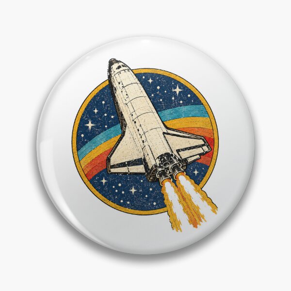 Item preview, Distressed Rocket Emblem  designed and sold by QuiteOrbit.