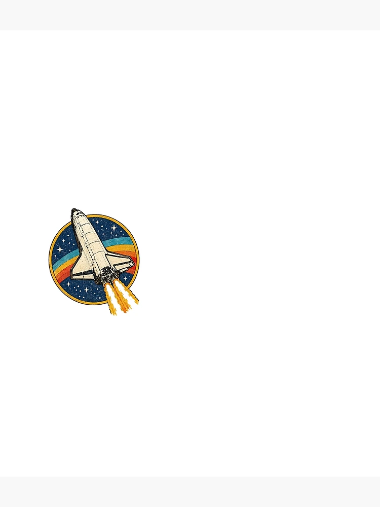 Thumbnail 3 of 3, Backpack, Distressed Rocket Emblem  designed and sold by QuiteOrbit.