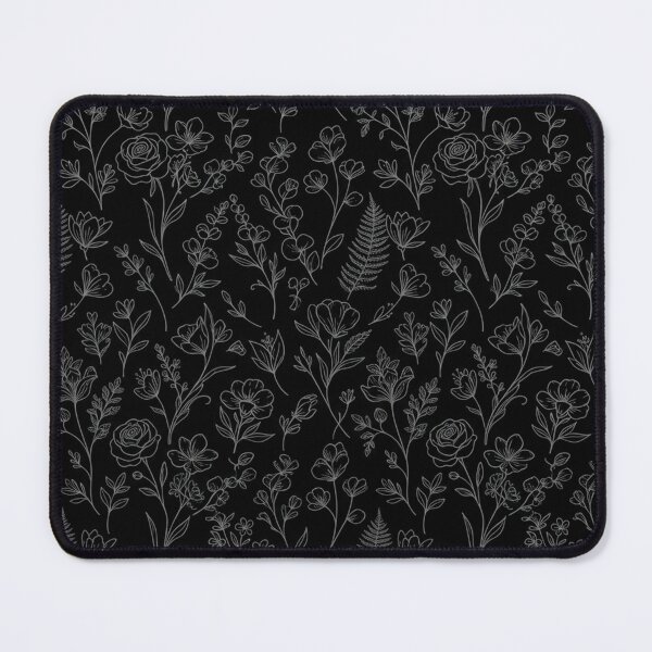 Item preview, Minimalist White Line Art Floral Pattern designed and sold by Owcomm.