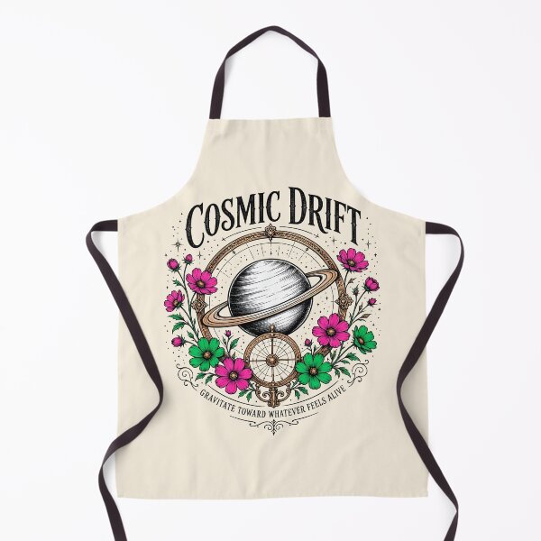 Item preview, Cosmic Drift Vintage Planet Astronomy Poster designed and sold by Nadiename.