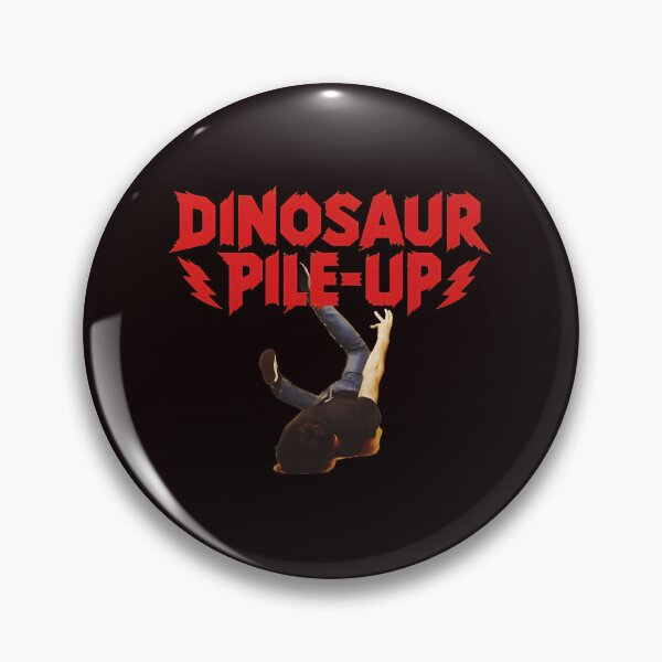Item preview, Dinosaur Pile-Up Falling Figure Distressed Red  designed and sold by OddCanvasArt.