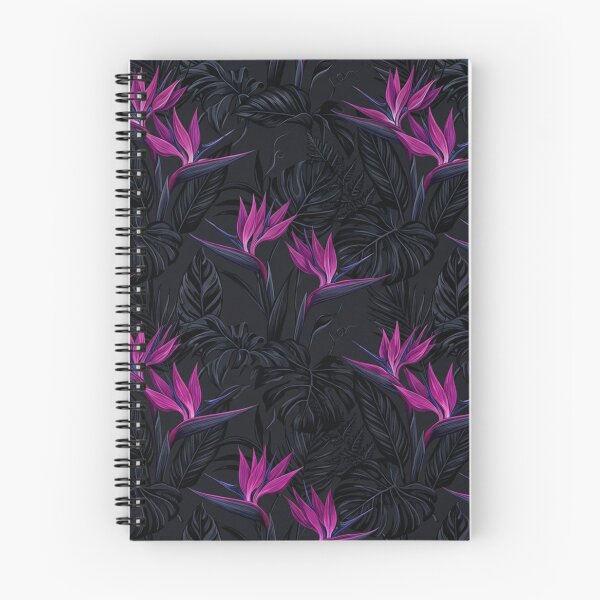Item preview, Dark Tropical Magenta Bird of Paradise Pattern designed and sold by Owcomm.