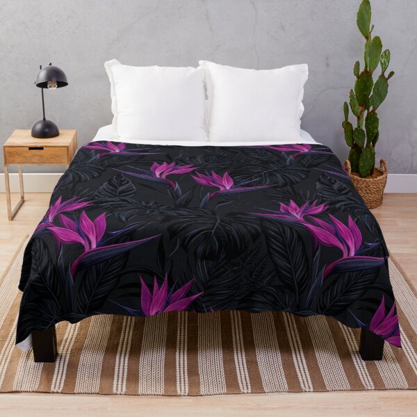 Item preview, Dark Tropical Magenta Bird of Paradise Pattern designed and sold by Owcomm.