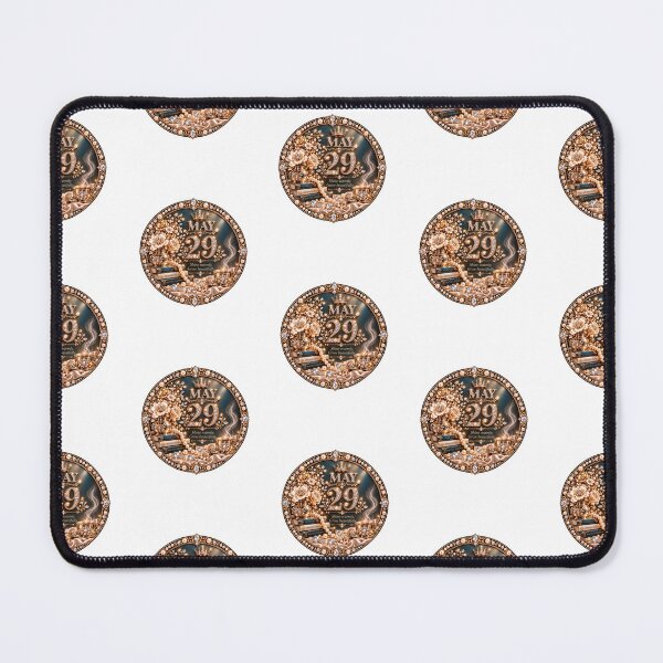 Item preview, May 29 Birthday Luxury Pearl Coffee Design | Gold Floral Gift designed and sold by LunaMoments.
