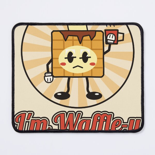 Item preview, I'm Waffle-y Tired Vintage Cartoon Waffle designed and sold by somebasic.