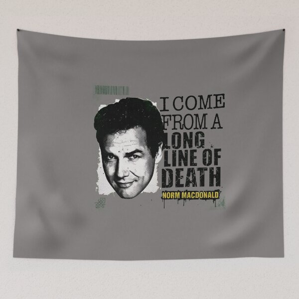 Item preview, Norm Macdonald Death Line Portrait Quote T-Shirt-62 designed and sold by BrunhildHenke.