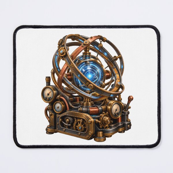 Item preview, Compact Time Machine – Steampunk Retro-Futuristic Invention designed and sold by builtforyou.