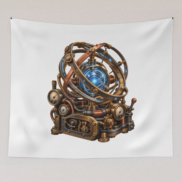 Item preview, Compact Time Machine – Steampunk Retro-Futuristic Invention designed and sold by builtforyou.