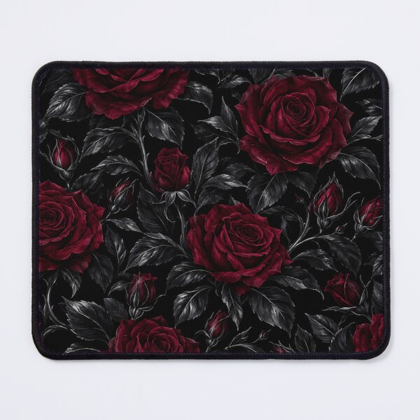 Item preview, Dark Gothic Crimson Red Rose Pattern designed and sold by Owcomm.