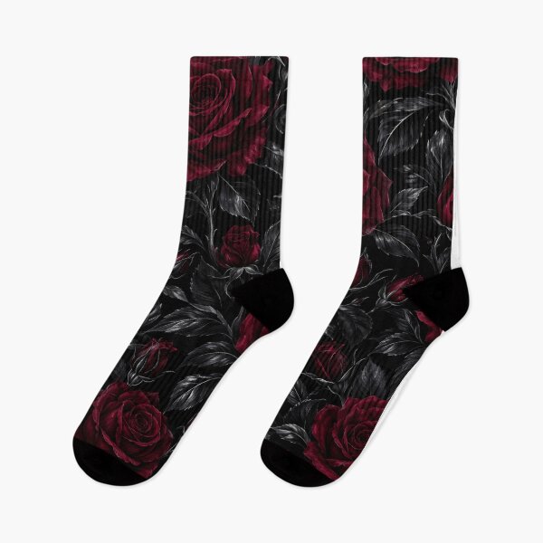 Item preview, Dark Gothic Crimson Red Rose Pattern designed and sold by Owcomm.