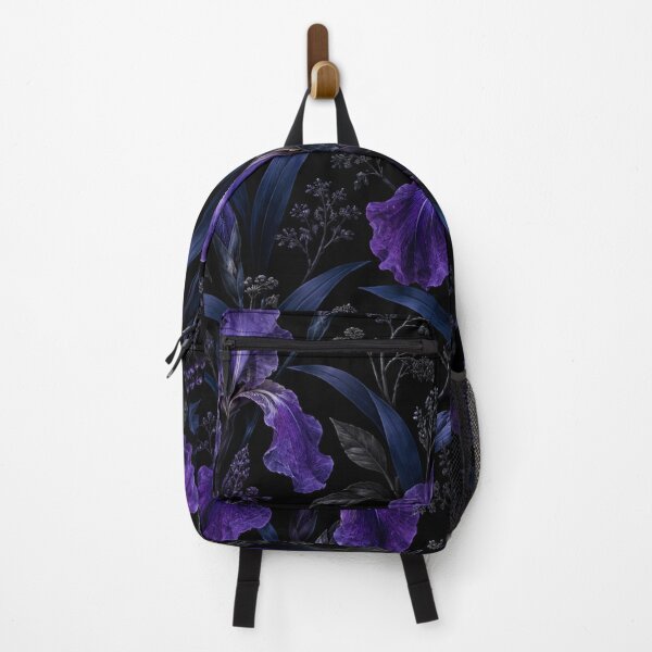 Item preview, Dark Purple Iris Floral Botanical Pattern designed and sold by Owcomm.