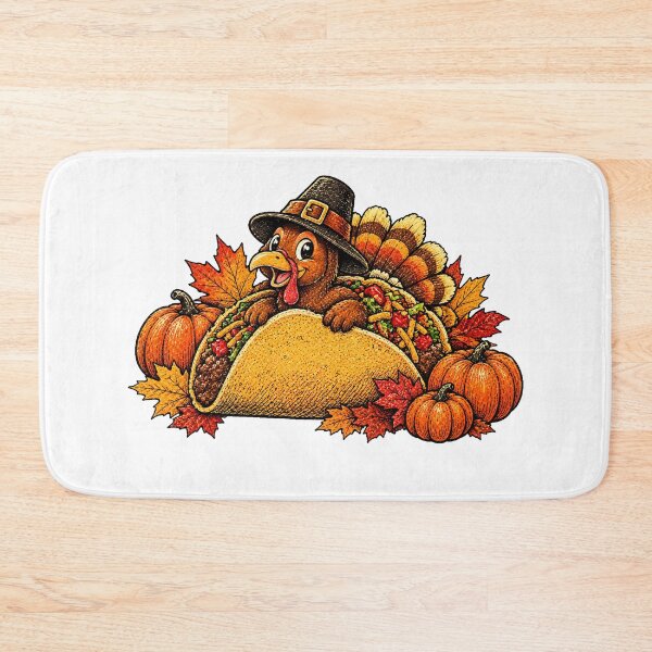 Item preview, Vintage thanksgiving turkey tacos designed and sold by QuiteOrbit.