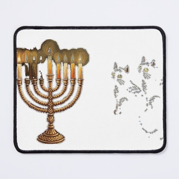 Item preview, Hanukkah Cats Oversized T-Shirt_eb2c17553a designed and sold by E-Capoeira shop.