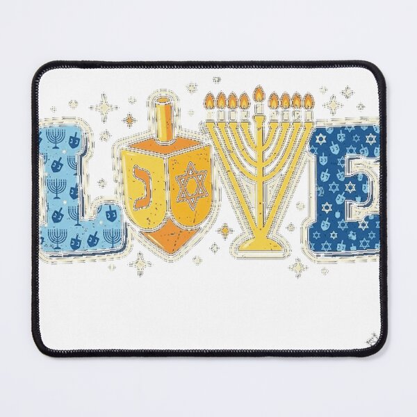 Item preview, Hanukkah Love Menorah Dreidel For Chanukah Jewish, Gift For Women, For Men, For Kids Classic T-Shirt_e2e1a625de designed and sold by Model-Yoys.