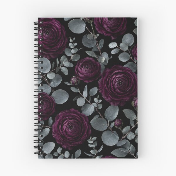 Item preview, Dark Plum Ranunculus Floral Pattern designed and sold by Owcomm.