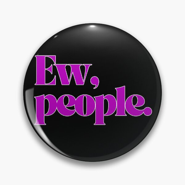 Item preview, Ew, People – Magenta Retro Typography designed and sold by Visual Studio 888.
