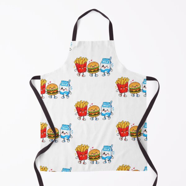 Item preview, Cute Fast Food Friends – Lunch designed and sold by QuiteOrbit.