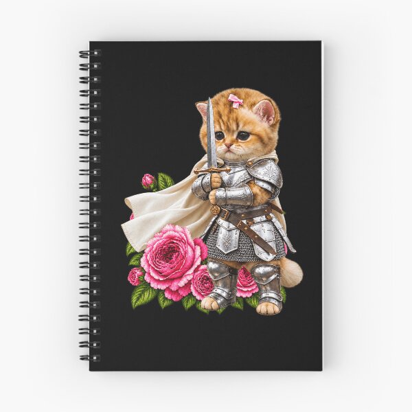 Item preview, Knight Cat with Rose Vintage T-Shirt, Meme Kitten designed and sold by gidel-sales.