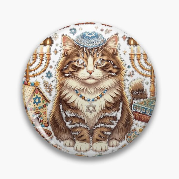Item preview, Jewish Cat kippah Happy Passover Matzah Passover Holiday Essential T-Shirt_f5d648ba8f designed and sold by fine line.