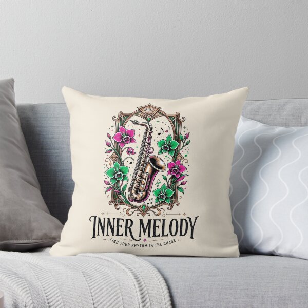 Item preview, Inner Melody Vintage Saxophone Jazz Poster designed and sold by Nadiename.