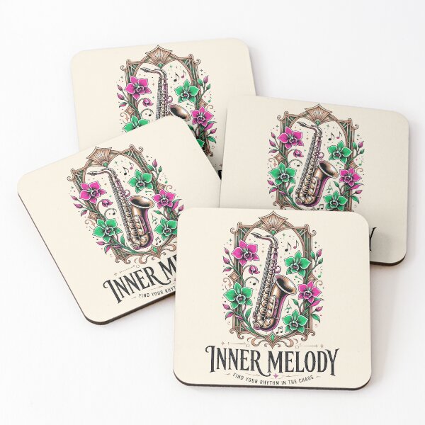 Item preview, Inner Melody Vintage Saxophone Jazz Poster designed and sold by Nadiename.