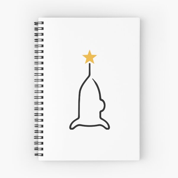 Item preview, Minimalist Rocket One Line Art with Yellow Star designed and sold by MirrorsFineArt.
