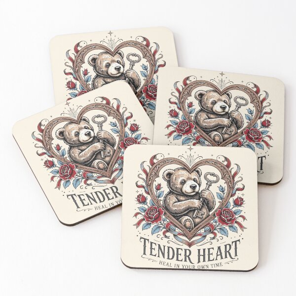 Item preview, Tender Heart Vintage Teddy Bear Love Poster designed and sold by Nadiename.