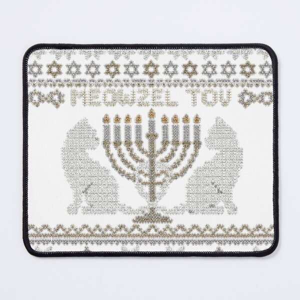 Item preview, Meowzel Tov Jewish Cat Funny Chanukah Present For Family and Friends Classic T-Shirt_680da153fe designed and sold by gidget-gadget.