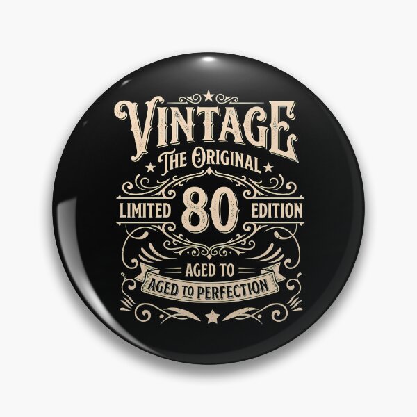 Item preview, Vintage 80 Aged To Perfection - 80th Birthday Gift Distressed Design designed and sold by FernaRoje.