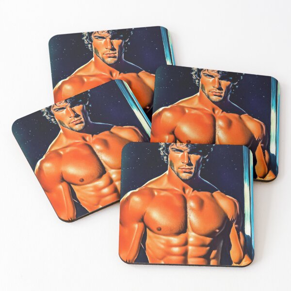 Item preview, Stunningly Handsome 1980s Commercial Illustration designed and sold by ChanningsPinups.