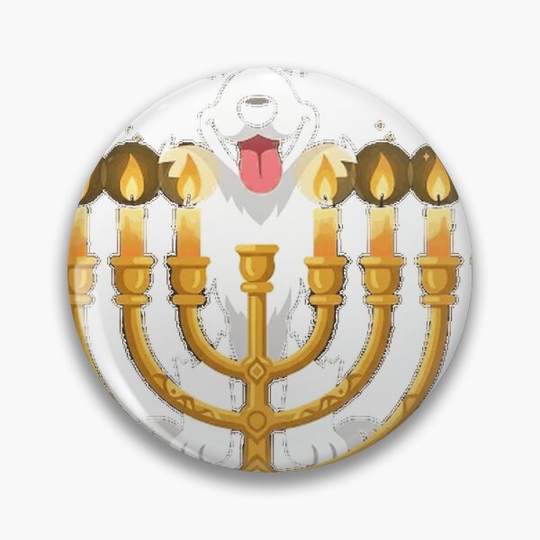 Item preview, puppy celebrating Hanukkah Oversized T-Shirt_9cf0c86d1d designed and sold by Cute-Pretty.