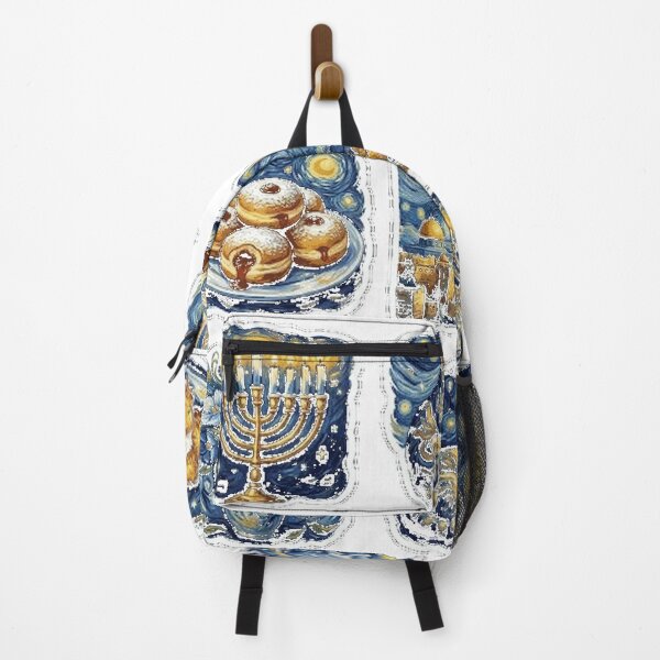 Item preview, Starry Night Hanukkah Jewish Holiday Sticker Set Classic T-Shirt_86da7637a9 designed and sold by bunnymoon stickers.