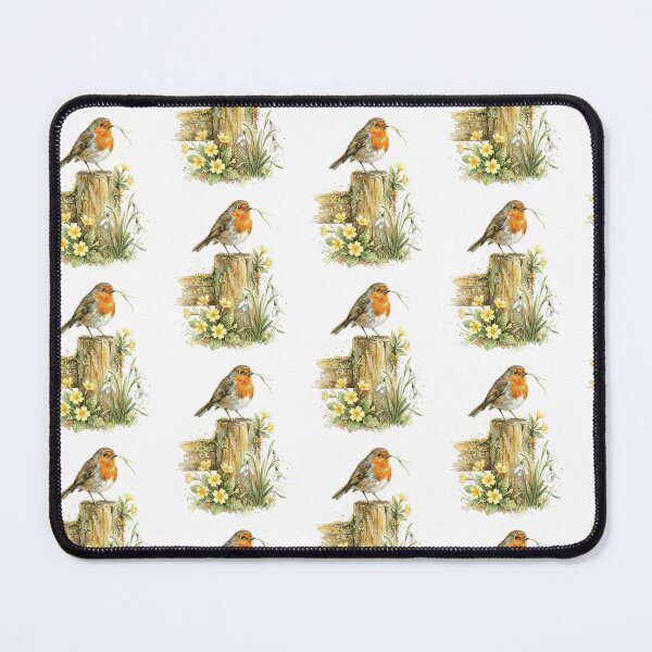 Item preview, European Robin Fence Post designed and sold by Tiffany Roy.