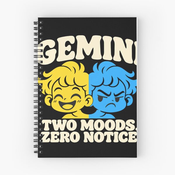 Item preview, Gemini Two Moods Zero Notice Funny Zodiac designed and sold by LiberOccultis.