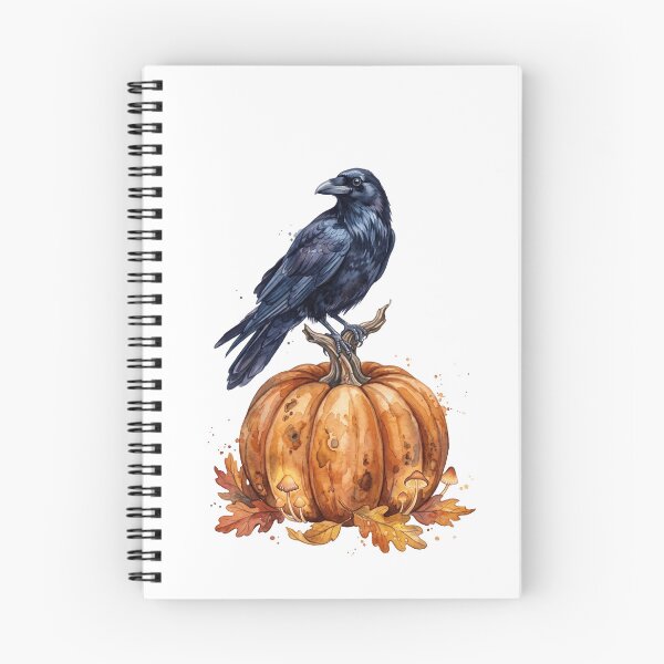 Item preview, Raven on Autumn Pumpkin designed and sold by Tiffany Roy.