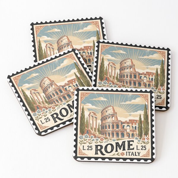 Item preview, Rome! stamp designed and sold by SoraPetals.