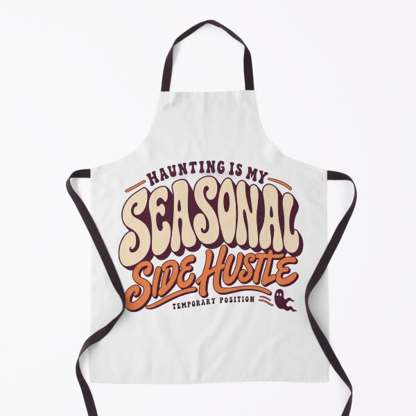 Item preview, Haunting Is My Seasonal Side Hustle Retro Halloween Shirt designed and sold by PhylonBoxx.
