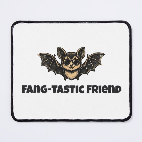 Item preview, Fang-tastic Friend Funny Bat Pun designed and sold by Wild Shades.