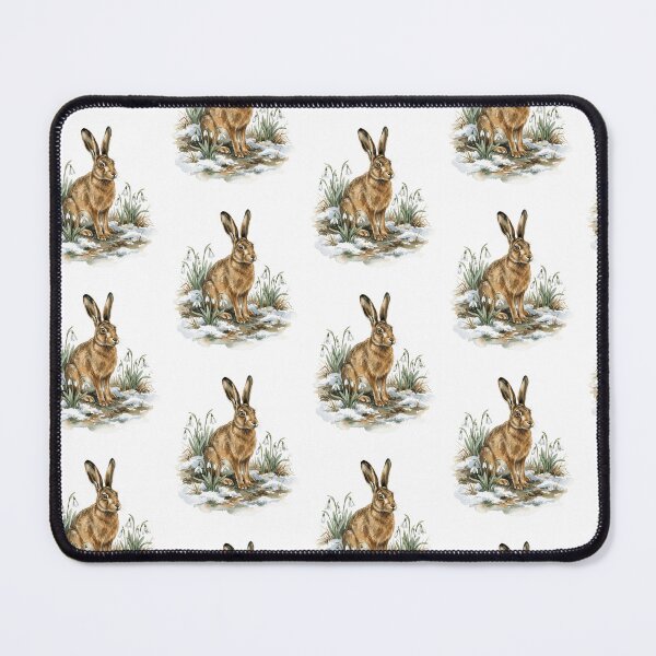 Item preview, Hare Among Snowdrops designed and sold by Tiffany Roy.